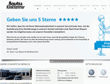 Tablet Screenshot of bautz-klinkhammer.de